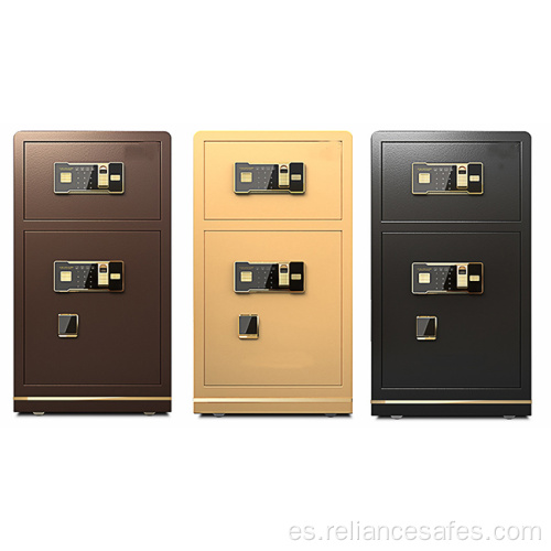 Cajas fuertes eléctricas de doble puerta para huellas dactilares